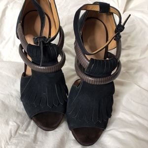 L.A.M.B Navy Blue heels